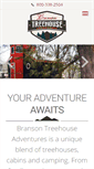 Mobile Screenshot of bransontreehouseadventures.com
